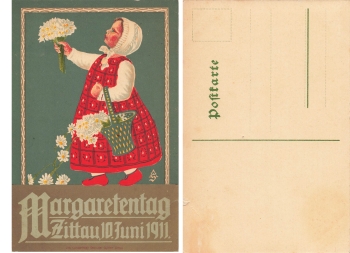 Zittau Margaretentag 10 Juni 1911 Künstlerkarte