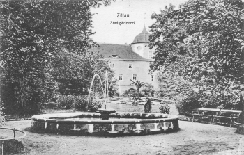 Zittau Sachsen Stadtgärtnerei Feldpost Reservelazarett o 1915