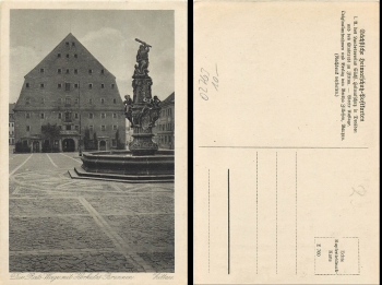 Zittau Rats-Wage Herkules Brunnen  *ca.1930