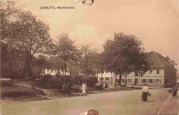 Zöblitz Erzgebirge Marienberg Markplatz * um 1920