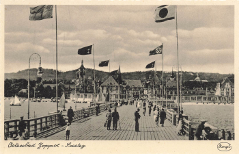 Zoppot Seesteg Pommern Sopot * um 1940