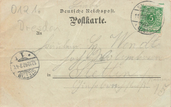Zschertnitz Dresden Concert und ball Etablissement Vorläufer Litho o 1897