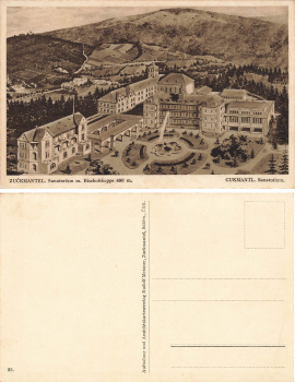 Zuckmantel Altvatergebirge Sanatorium Cukmantel * um 1930