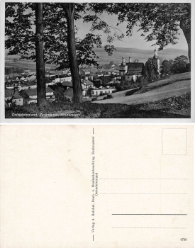 Zuckmantel Altvatergebirge Niederstadt Zlaté Hory * um 1930