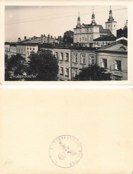 Zuckmantel Altvater Mountains field postmark 5th Landesschuetzen Battalion 559