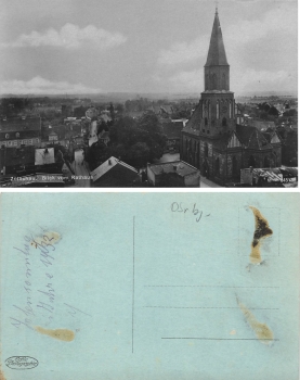 Zuellichau vom Rathaus Sulechow Neumark * um 1930