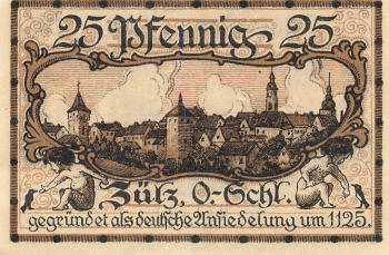 Zülz Oberschlesien Notgeldschein Biała 1921