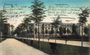 Zwickau Sachsen Ingenieurschule o 1914
