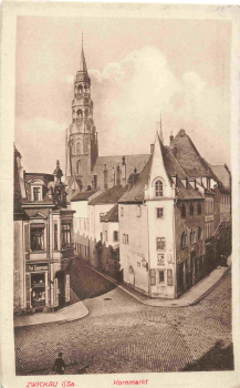 Zwickau Sachsen Kornmarkt * um 1920
