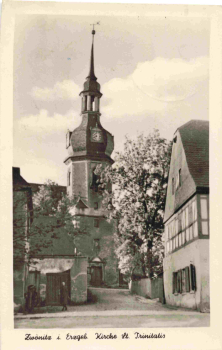Zwönitz Erzgebirge Kirche St. Trinitatis o 1965