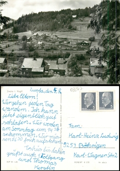 Zwota Vogtland Kingenthal gebr. ca. 1972