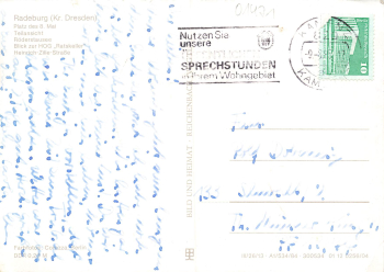 01471 Radeburg Mehrbildkarte o 1984