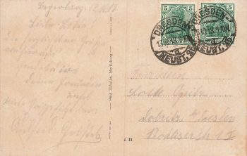 01468 Boxdorf Moritzburg Begerburg Otto Beger o 1918