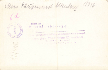 Altenberg Altes Raupennest Druckvorlage 1956 Hanich ​​​​​​​mit Druckgenehmigung