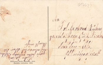 01640 Deutsche Posel Coswig  gebraucht 1909