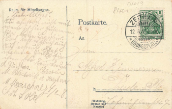 01619 Gohlis Zeithain Inn School Litho o Training Ground 1911