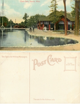 Michigan Detroit Clark Park *ca.1910