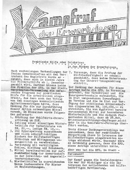 Battle Cry of the Unemployed 1 1932 Election Appeal of the KPD Halle Saale