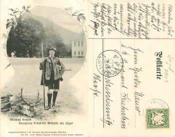 Kronprinz Friedrich Wilhelm als Jäger, o 19.8.1906