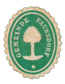 Paunsdorf Leipzig Siegelmarke um 1930