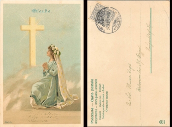 Faith artist card Mailick Alfred No. 5521 o 27.3.1905
