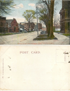 Michigan Detroit Military Street from Harrington Hotel *ca.1910