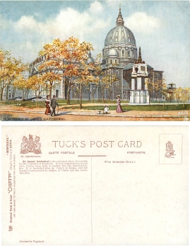 Montreal St. James Cathedral Tucks Oilette2554 * ca1910