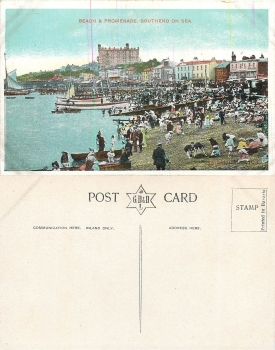 Southend-on-Sea  Beach, Grafschaft Essex *ca.1910