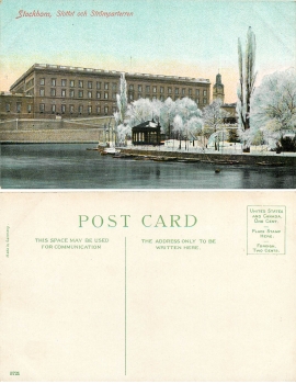Stockholm slottet och Strömparterren *ca.1910