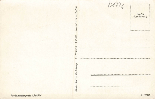 01773 Waldidylle Altenberg Osterzgebirge * 1963