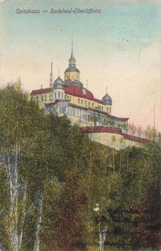 01445 Oberloessnitz Radebeul Spitzhaus o 1927