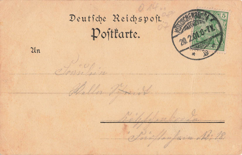 01445 Oberloessnitz Radebeul Albertschloesschen Litho o 1901