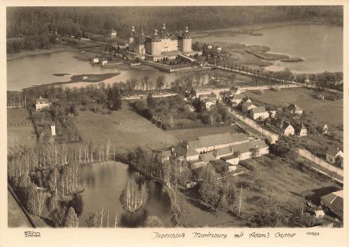 01468 Moritzburg Luftbild Hahn-Foto10393 * um 1950