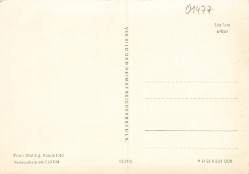 01477 Arnsdorf Sachsen * 1961