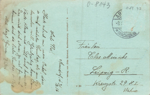 01477 Arnsdorf Sachsen Blick zur Landesanstalt o 1916