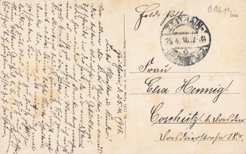 01619 Zeithain Truppenübungsplatz o 1916