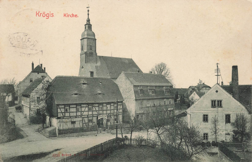 01665 Krögis Kaebschuetztal Kirche o 1908