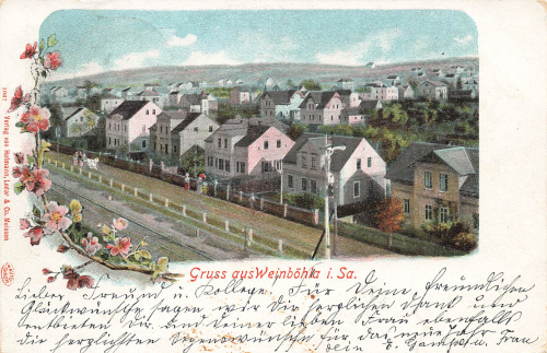 01689 Weinboehla Sachsen Moltkestrasse o 1901