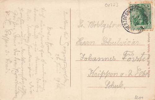 01723 Landberg Wilsdruff Restaurant Reinhardt Walther o 1916