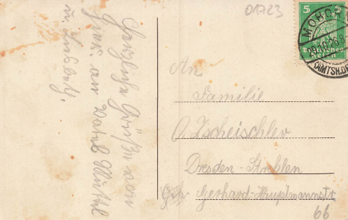 01723 Landberg Wilsdruff Gasthaus Reinhardt Walther o 1926