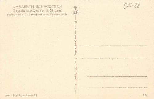 01728 Goppeln Bannewitz Nazareth-Schwestern Kloster * um 1940