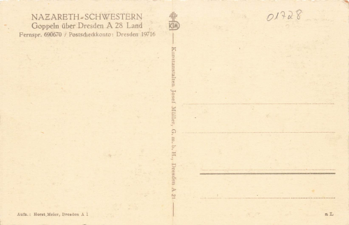 01728 Goppeln Bannewitz Nazareth Sisters Convent * around 1940