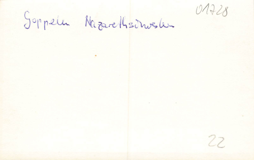01728 Goppeln Bannewitz Nazareth Sisters Monastery Print template around 1956