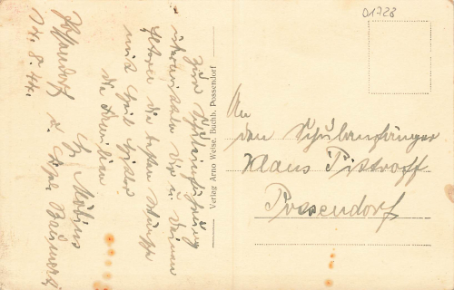 01728 Possendorf Bannewitz Schule gebraucht 1944