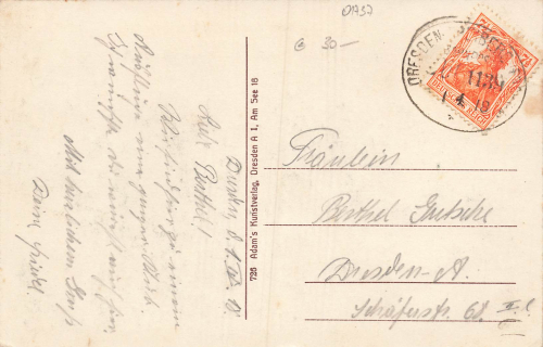 01737 Hintergersdorf Kurort Hartha Tharandt Gasthof zum Erbgericht Lulius Lindner o 1918