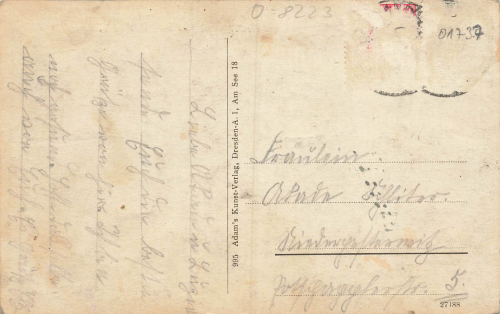 01737 Hintergersdorf Kurort Hartha Tharandt o um 1918