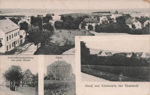 01737 Kleinopitz Wilsdruff Grocery store School used 1950