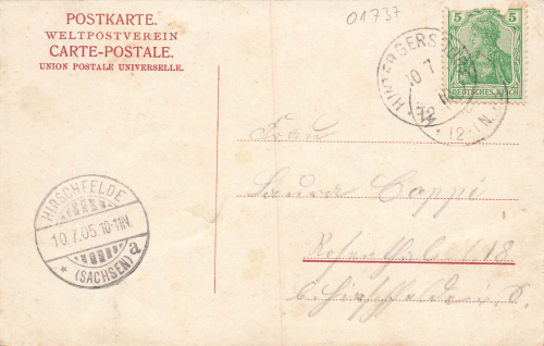 01737 Kurort Hartha Tharandt Restaurant o 1905