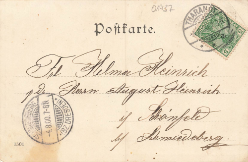 01737 Spechtshausen Kurort Hartha Tharandt Gasthof o um 1900