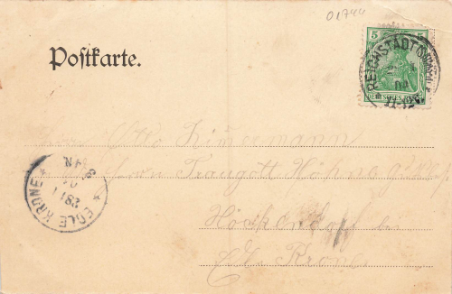 01744 Reichstaedt Dippoldiswalde Koerners Gasthof o um 1904